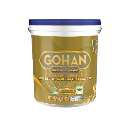 6.10NG - SƠN GOHAN - ALL IN ONE - Sơn siêu bóng ngoại thất cao cấp