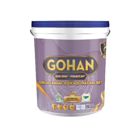 6.12NO -SƠN GOHAN- PRIMER.INT - Sơn lót kháng kiềm nội thất đặc biệt , công nghệ nano