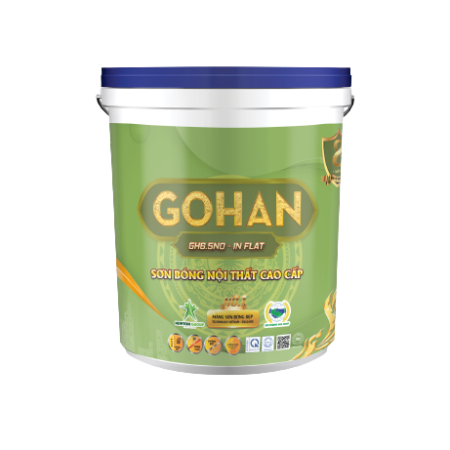 6.5NO - SƠN GOHAN - IN FLAT - Sơn bóng nội thất cao cấp