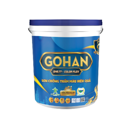 6.77 - SƠN GOHAN- COLOR FLEX - Sơn chống thấm màu hiệu quả