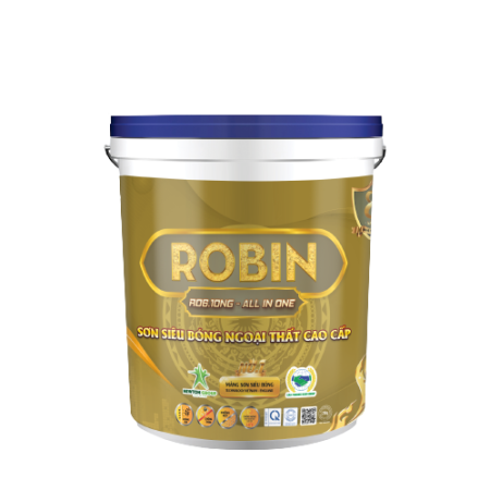 6.10NG - SƠN ROBIN - ALL IN ONE - Sơn siêu bóng ngoại thất cao cấp
