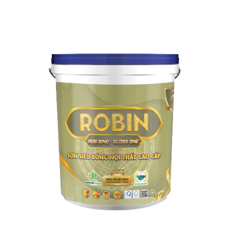6.10NO -SƠN ROBIN - GLOSS ONE - Sơn siêu bóng nội thất cao cấp