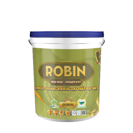 6.12NG - SƠN ROBIN - PRIMER.EXT - Sơn lót kháng kiềm ngoại thất đặc biệt , công nghệ nano