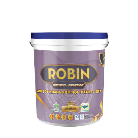 6.12NO -SƠN ROBIN - PRIMER.INT - Sơn lót kháng kiềm nội thất đặc biệt , công nghệ nano