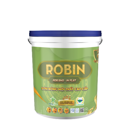 6.5NO - SƠN ROBIN - IN FLAT - Sơn bóng nội thất cao cấp