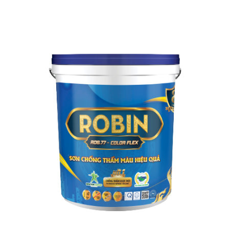 6.77 - SƠN ROBIN - COLOR FLEX - Sơn chống thấm màu hiệu quả